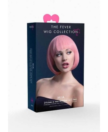 PELUCA MIA ROSA CLARO CALIDAD DE LUJO