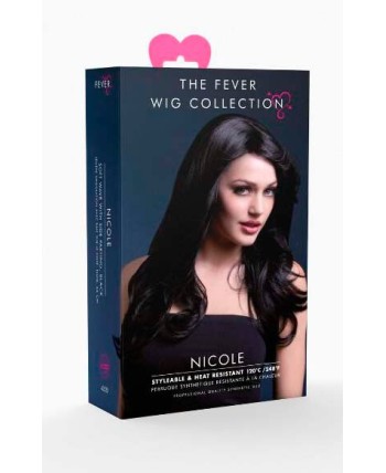 PELUCA NICOLE NEGRA CALIDAD DE LUJO