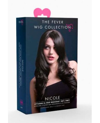 PELUCA NICOLE CASTAÑA OSCURA CALIDAD DE LUJO