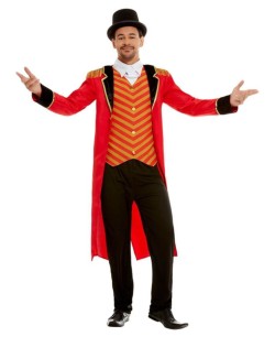 DISFRAZ DE DOMADOR DE CIRCO CHALECO RAYAS PARA HOMBRE 2