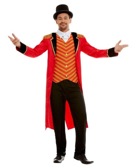 DISFRAZ DE DOMADOR DE CIRCO CHALECO RAYAS PARA HOMBRE