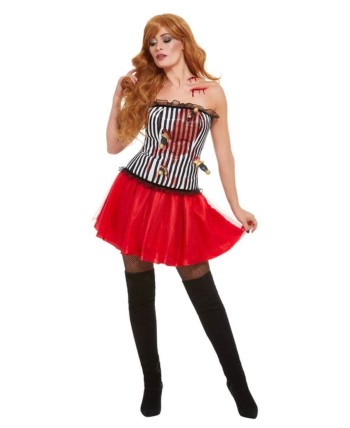 DISFRAZ DE LANZADORA DE CUCHILLOS PARA MUJER