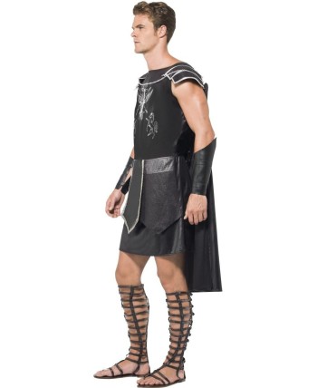 DISFRAZ DE GLADIADOR NEGRO DELUXE PARA HOMBRE