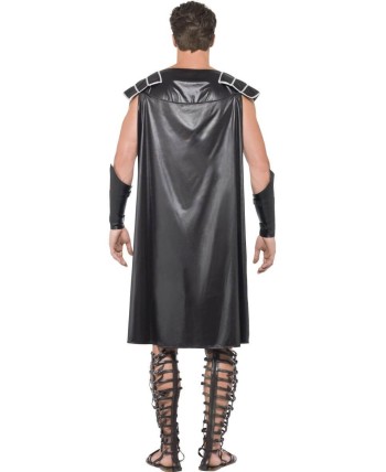 DISFRAZ DE GLADIADOR NEGRO DELUXE PARA HOMBRE