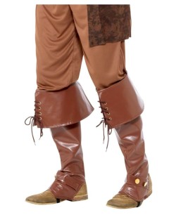 CUBREBOTAS MARRONES CON VUELTA