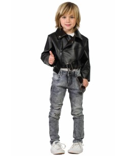 CHAQUETA EFECTO CUERO ECONOMICA PARA NIÑO