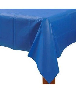 MANTEL AZUL MARINO DE PLASTICO