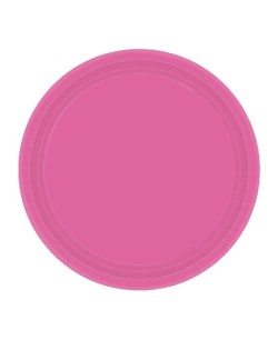 PLATO ROSA CHICLE CARTON 8 UNIDADES