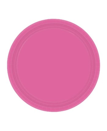 PLATO ROSA CHICLE CARTON 8 UNIDADES