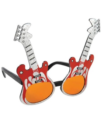 GAFAS GUITARRA ROJAS Y NARANJAS