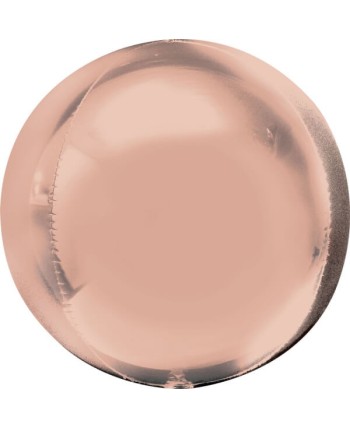 GLOBO DE HELIO ROSA DORADO ESFERICA ORBZ GLOBO DE HELIO ROSA DORADO ESFERICA ORBZ
