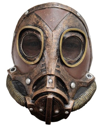 CARETA DELUXE STEAMPUNK ORBITALES DORADOS