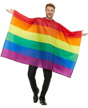 PONCHO BANDERA GAY ORGULLO