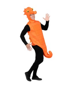 DISFRAZ DE CABALLITO DE MAR NARANJA