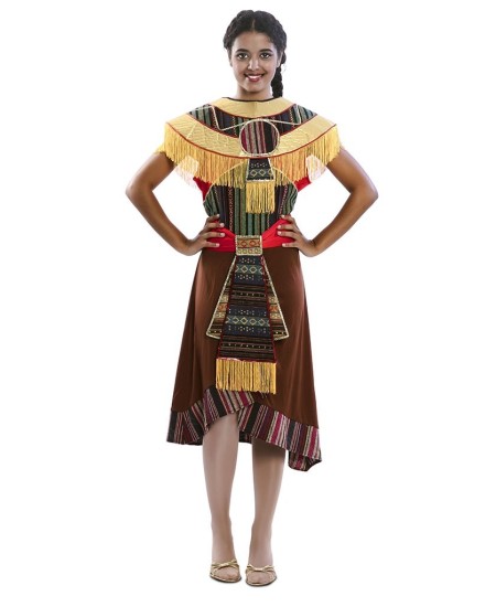 DISFRAZ DE AZTECA PARA MUJER