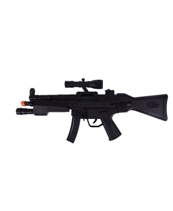 METRALLETA COMANDO NEGRA LUCES Y SONIDO