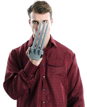 GARRAS PLATEADAS PLASTICO