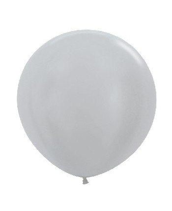 GLOBO PLATA LATEX GRANDE