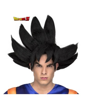 PELUCA DE GOKU MORENA ADULTO