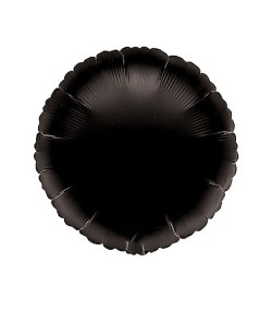 GLOBO DE HELIO CIRCULO NEGRO
