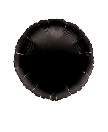 GLOBO DE HELIO CIRCULO NEGRO GLOBO DE HELIO CIRCULO NEGRO