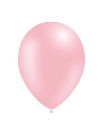 GLOBO ROSA BABY PERLADO 50 UNIDADES