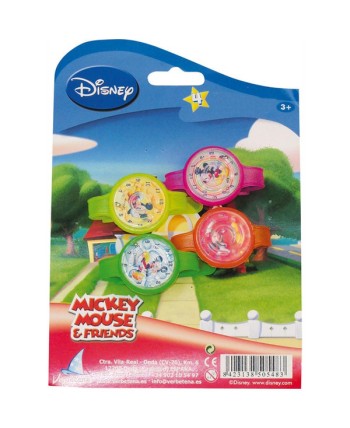 RELOJES CON LABERINTO MICKEY 4 UNIDADES