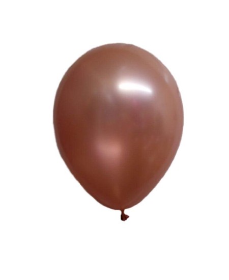 BOLSA 10 GLOBOS ORO ROSA PERLADOS