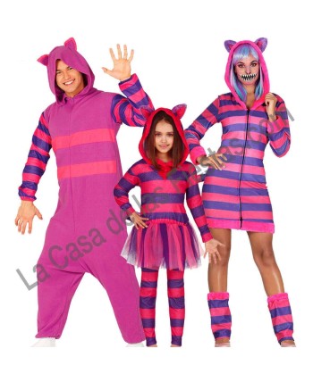 DISFRAZ GRUPO DE GATO RAYADO