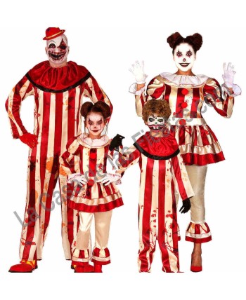 DISFRAZ GRUPO PAYASOS ASESINOS ENSANGRENTADOS