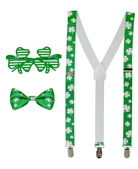 SET SAN PATRICIO PAJARITA, TIRANTES Y GAFAS