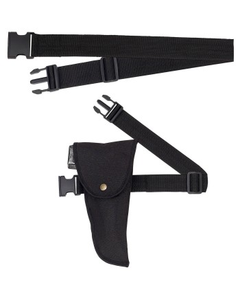 CINTURON CON FUNDA S.W.A.T NEGRA