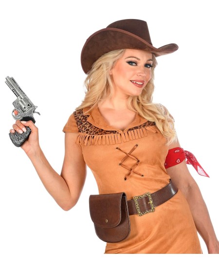 BOLSITO MARRON CON CINTURON DELUXE