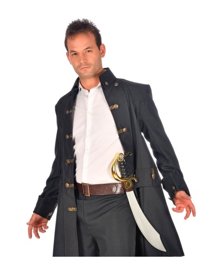 CINTURON MARRON CON 4 FUNDAS PARA ESPADAS