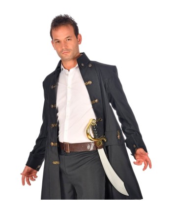 CINTURON MARRON CON 4 FUNDAS PARA ESPADAS