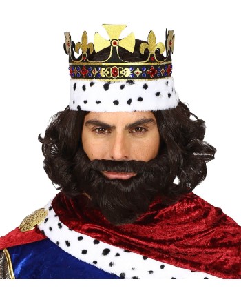 PELUCA Y BARBA REY MEDIEVAL
