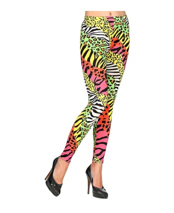 LEGGINS ANIMAL PRINT AÑOS 80