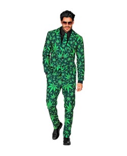 TRAJE HOJAS DE MARIHUANA PARA HOMBRE