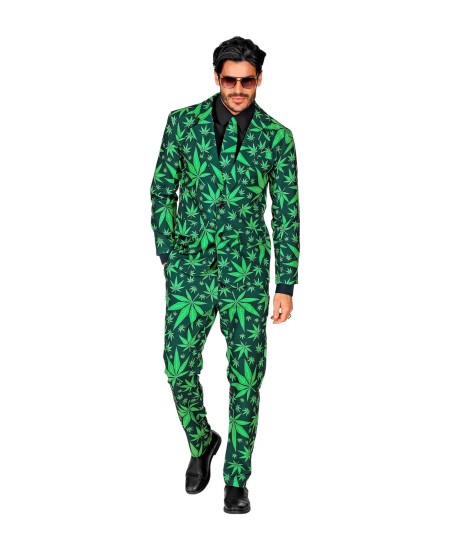 TRAJE HOJAS DE MARIHUANA PARA HOMBRE