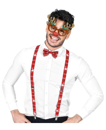 SET RENO PAJARITA, TIRANTES Y GAFAS