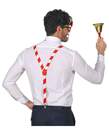 SET SANTA CLAUS PAJARITA, TIRANTES Y GAFAS