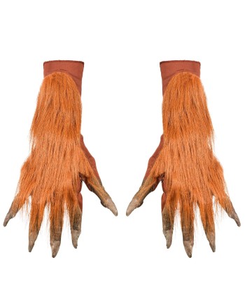 MANOS DE HOMBRE LOBO ADULTO CON PELO