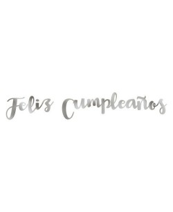 GUIRNALDA FELIZ CUMPLEAÑOS METALIZADA