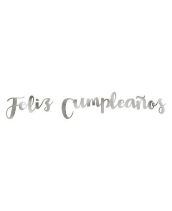 GUIRNALDA FELIZ CUMPLEAÑOS METALIZADA