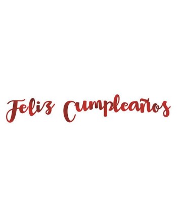 GUIRNALDA FELIZ CUMPLEAÑOS METALIZADA