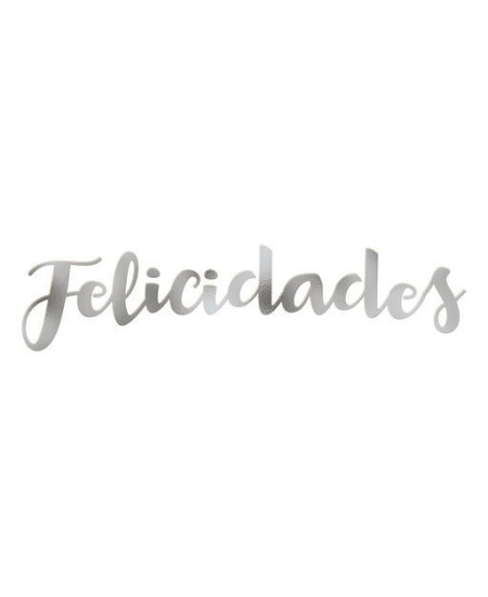 GUIRNALDA FELICIDADES METALIZADA
