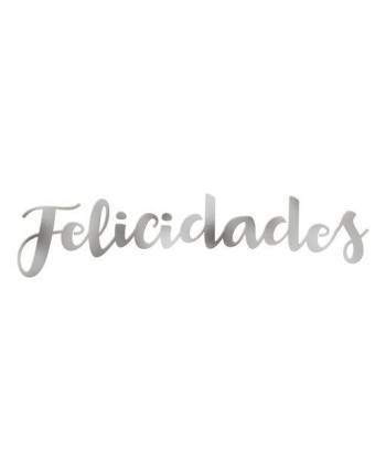 GUIRNALDA FELICIDADES METALIZADA