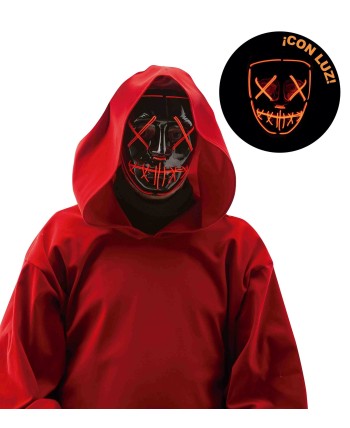 CARETA MANIACO CON LUZ