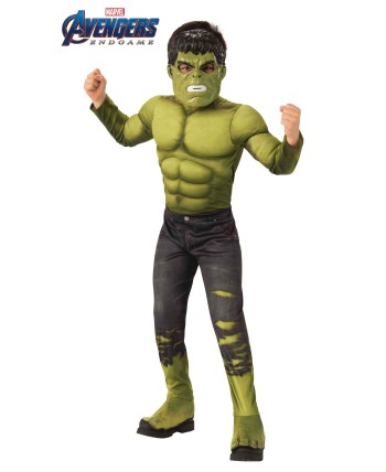 DISFRAZ DE HULK INFANTIL ENDGAME PREMIUM PARA NIÑO