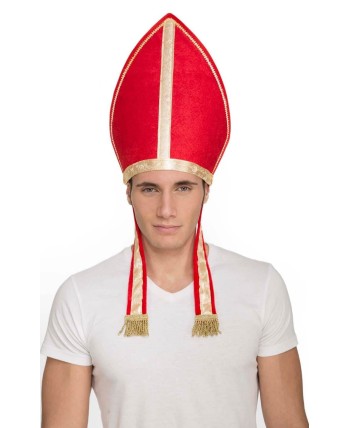 SOMBRERO OBISPO ROJO